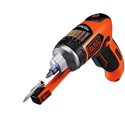 BLACK+DECKER 4V MAX Cordless Screwdriver with Screw Holder, SmartSelect (LI4000)