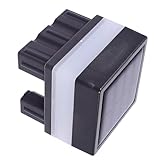 Veemoon Solar Powered Outdoor Pillar Light with Dual White and Warm White LEDs, Waterproof Solar Energy Fence Lighting Tool for Garden Patio Yard Post Lighting