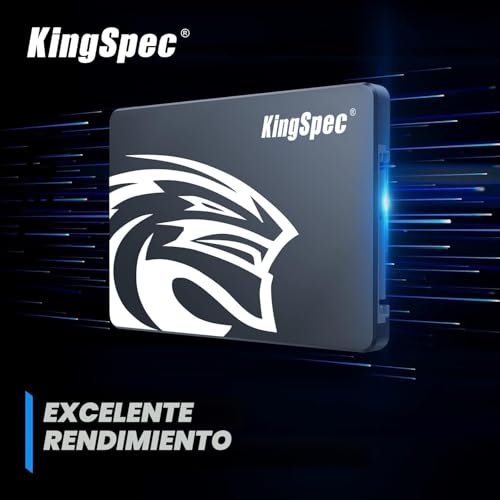 Kingspec SSD 1TB SATA III 6Gb/s 2,5" TLC 3D NAND Flash Disco Duro Interno - Lectura de Hasta 570 MB/s Para Escritorios/Computadoras Portátiles/Todo en Uno - Imagen 6