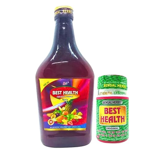 Ayurvedic Best Health Tonic and Best Health Capsule | General Health | 450ml + 50caps | Combo Pack