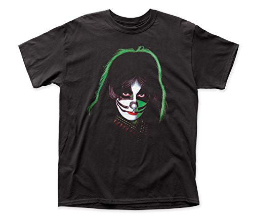 Kiss Peter Criss Face Paint Print Men's Classic Cotton Shirt