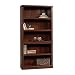 Sauder 5 Shelf Bookcase, Select Cherry finish
