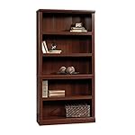 Sauder Miscellaneous Storage 5-Shelf Bookcase/ Book shelf, Select Cherry finish