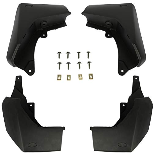 Image of ECCPP 4Pcs Front & Rear Splash Guard Mud Flap Set for Land Rover Discovery 3.0L 2014-2016, LR4 3.0L 2014-2016, LR4 5.0L 2010-2013 Mud Flaps