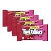 Twizzlers Cherry Nibs - Pack of 4 - Low Fat Snacks that Everyone is Sure to Love - King Size Delicious Cherry Gummy Candy