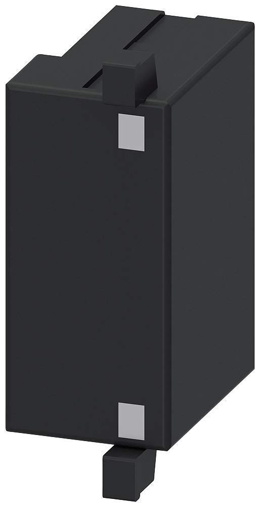 Siemens Sirius 3RT29261BC00 Surge Suppressor, Varistor, 48 to 127V AC, 70 to 150V DC, for Siemens Contactor Relays and Motor Contactors, Size 0