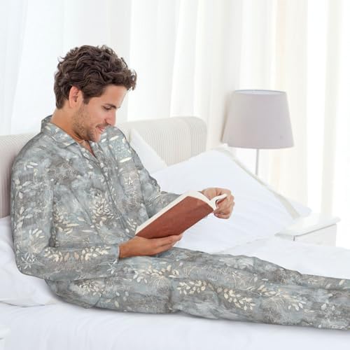 Ensemble de détente imprimé Flora chic et pyjama léger Blue Grace - 3