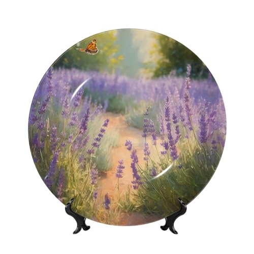 Assiette décorative en porcelaine anglaise artisanale, le cadeau idéal pour décoration murale - 2