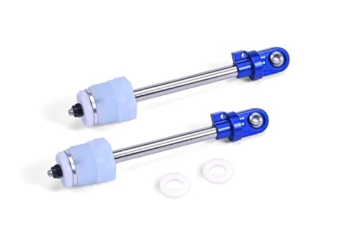 4140 Medium Carbon Steel + Aluminum 7075 Shock Absorber Shaft Core Kit for GPM Optional & Original Traxxas 1:5 X Maxx 6S / X Maxx 8S Shock Absorbers - Blue