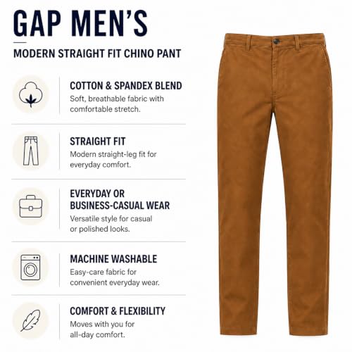 Image of Gap Men's Essential Slim Fit Chino Pants