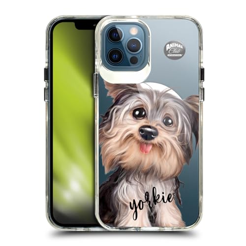 Coque Yorkie iPhone 12 Pro Animal Club Idéale pour les Sorties et Balades Urbaines