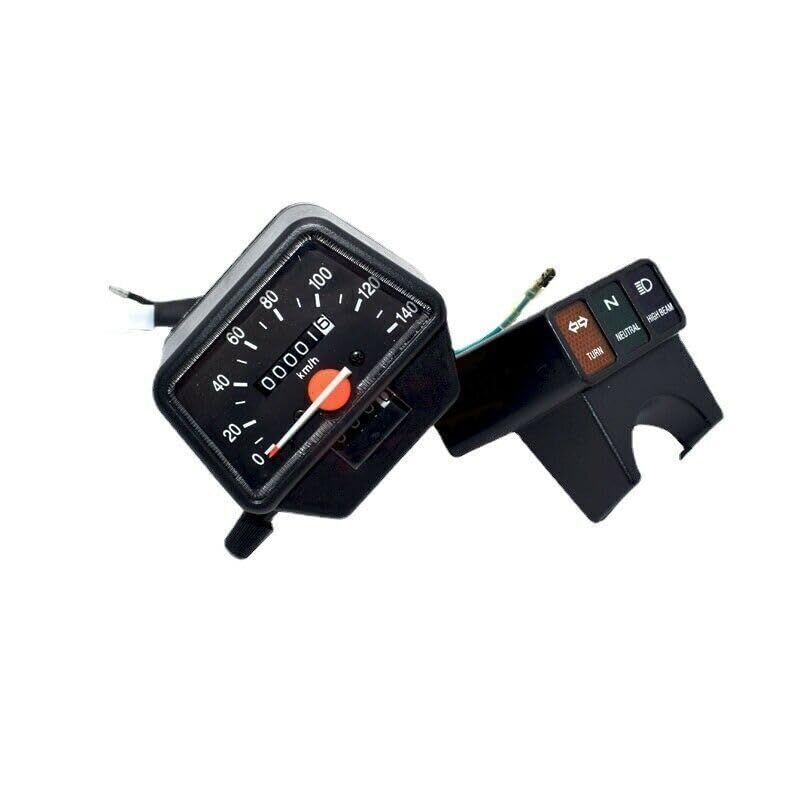 Speedometer Instrument Assembly Odometer Tachometer Gauges Set for Yamaha XT225