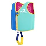 Owntop Kids Swim Vest -Toddler Float Jacket with Crotch Strap | Buoyancy Aid for Swimming Training | Neoprene Swim Jacket | Lightweight Float Swimsuit | Boys Girls Aged 5-8 Years | Learn to Swim