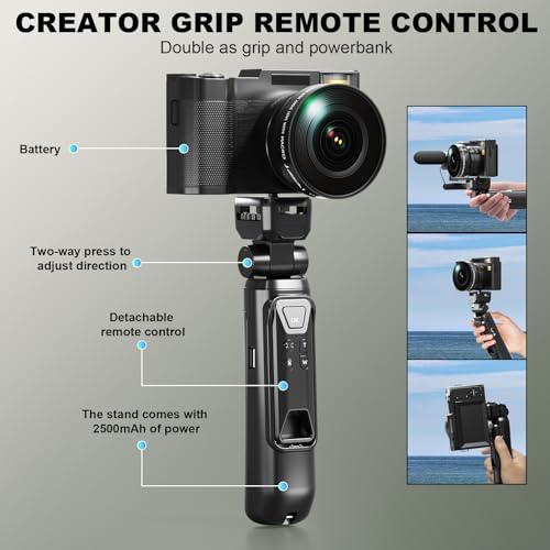 Cámara digital 48MP con video 4K y pantalla abatible negra miniatura 4