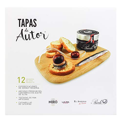 Tapas de Autor - 12 Pearls de Vermut Reserva + 12 Anchoas...