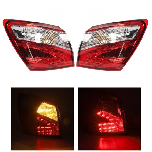 Feu arrière pour Qashqai gauche optique aile extérieure robuste