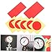 NUOBESTY 7 Sheets Waterproof Reflective Pressure Gauge Stickers for Easy Identification Adhesive Pressure Gauge Labels for Home and Industrial Use