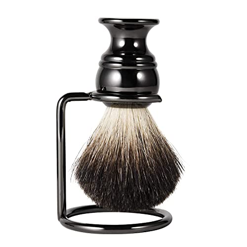 Shave Brush Stand Stainless Steel For Badger Shaving Brushes Holder Height 2.8Inch/7Cm Space Saver #TOP4