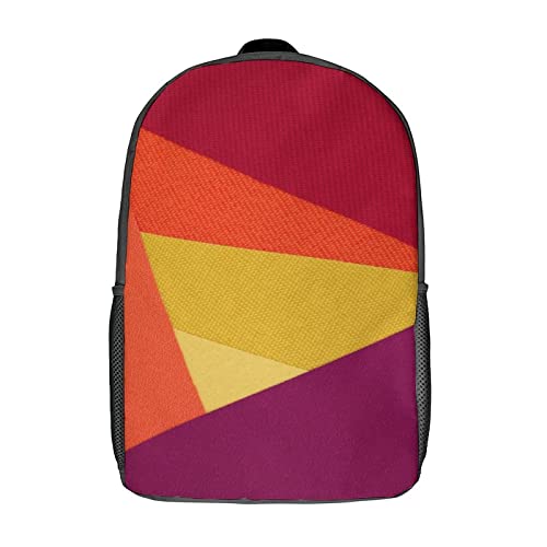Cartable personnalité mode imprimé 3D avec motifs originaux et colorés 17"