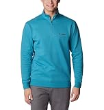 Columbia Hart Mountain II - Sudadera con media cremallera para hombre, Shasta, talla 1X grande (EE. UU.)