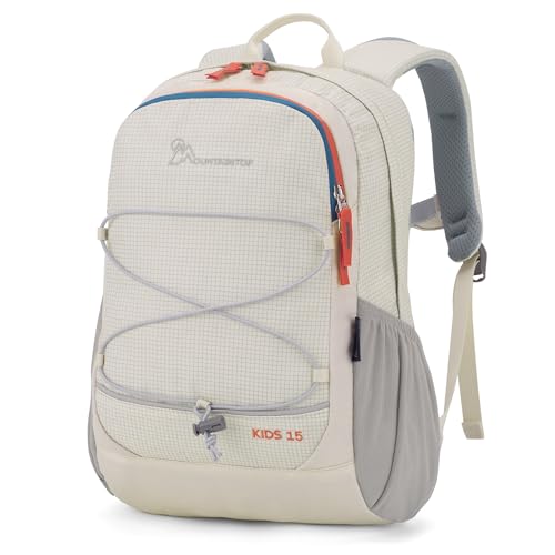 Mountaintop Kinderrucksack Rucksack Kindergarten Jungen Mädchen Kleiner Tagesrucksack Schulrucksack Kindertasche, 22 x 15 x 38cm, Weiss
