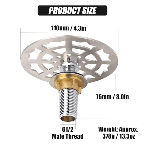 Image of Sink Glass Rinser for Kitchen Sink, High Pressure Cup Washer for Sink, Stainless Steel Automatic Cup Rinser Sink Attachment with Gasket for Home Commercial Cups Washing