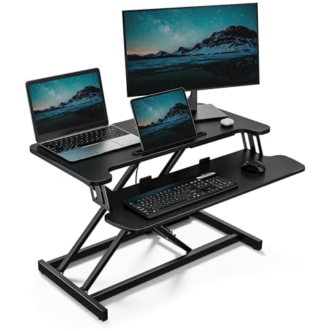 VonHaus Height Adjustable Standing Desk Converter Cover