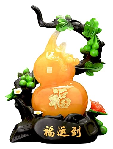 Décoration de meuble TV avec cette statue Wu Lou chinoise artisanale