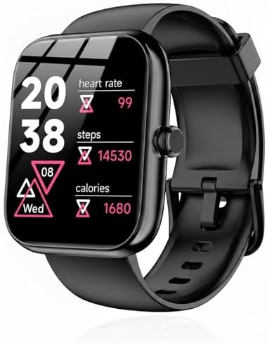 Smart Watch with Alexa & Bluetooth Calls, 1.83" HD Fitness Tracke...