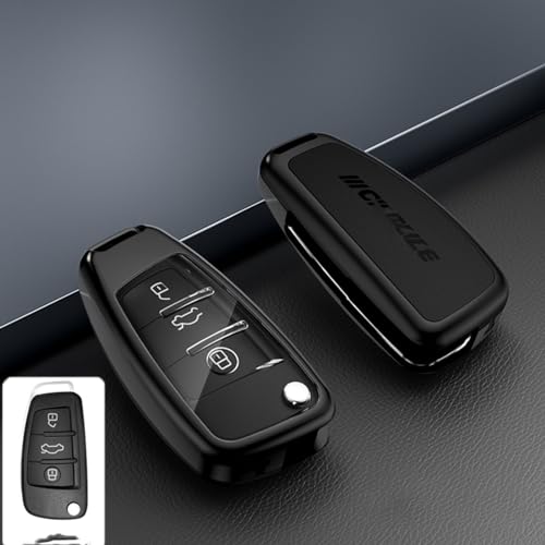 Funda para llave de coche para el día a día en series Q7 A3 Q3 con logotipo 3
