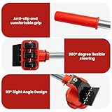 SUNNYNEST Furniture Lifter Heavy Furniture Mover Set with 4 Moving Slides 360° Rotatable Furniture Moving Wheels for Heavy Items, Sliders Furniture Movers for Sofa Couch Refrigerator Appli (Red) - Image 4