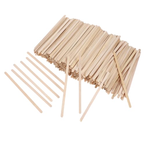 SOLUSTRE Sustainable Coffee Bar Accessories 1000pcs Wooden Stir Sticks Easy to Use