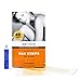 Parissa Wax Strips for Legs & Body, Hair Removal Waxing Kit with Azulene Oil, 40 Strips