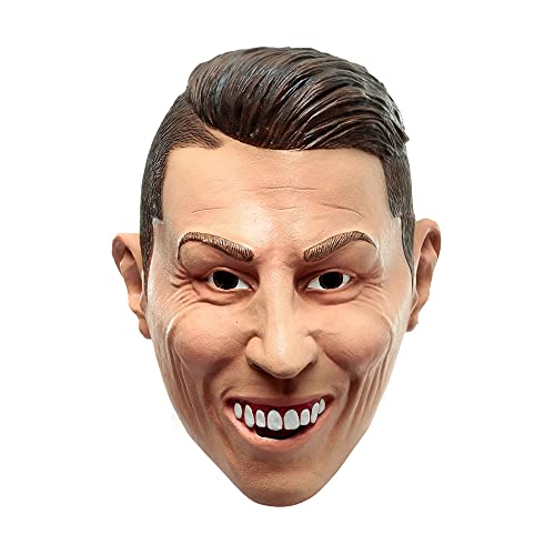 Ghoulish Productions Ronaldo Mask. CR7 Mask Costume. Cristiano Ronaldo Costume Mask. Famous People Line. One size latex mask. Ideal for Halloween, parties, holidays