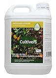 CULTIVERS Fertilizante Cítricos Ecológico de 5 L. Abono Líquido Hojas más Verdes y Aumenta del Tamaño Fruto. Abono 100% Natural