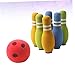 Toddmomy 7pcs Bowling Play Mini Indoor Sports Bowling Game for Toddlers for Home and Kindergarten Includes Bottles and Random Color