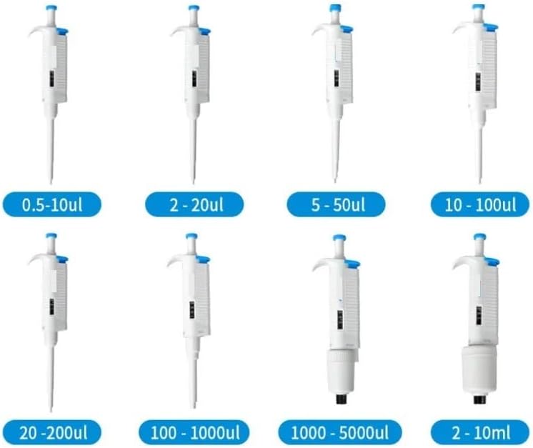Lab Pipette Single Channel Auto Variable Volume Adjustable Pipettes(1000-5000ul)