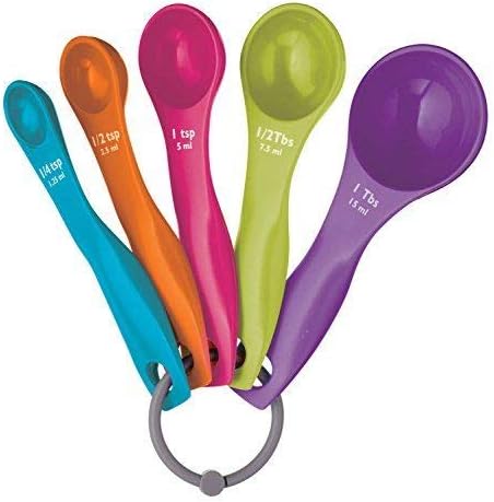 TOYSREX -Measuring-Spoons 5 pcs-Set-Kitchen-Utensil cooking baking uk