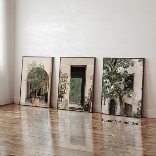 RIJDOJLK Italy Wall Art Set of 3, Olive Tree Canvas Art Prints, 12"x16" Unframed, Living Room, Bedroom, Office - Image 3