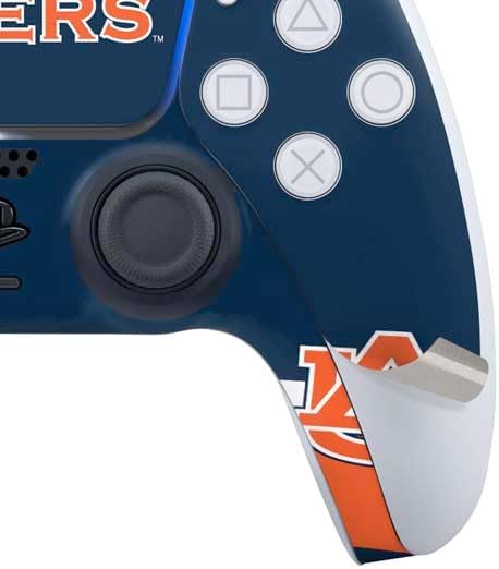 Skinit Decal Gaming Skin Compatible with PS5 Bundle - Officially Licensed Auburn University Tigers AU Design