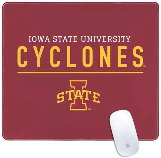 Skinit Extra Large Gaming Mouse Pad - Officially Licensed Mascot Iowa State Design with Stitched Edges, Waterproof, Non-Slip Rubber Base, Desk Mat for Keyboard & Mouse, 35.75" x 15.4" inches
