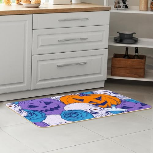 Tapis de cuisine antidérapant de qualité supérieure au style Halloween unique