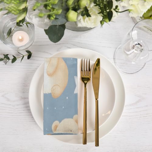 Servilletas de Tela Lavables Set x6 50.5x50.5 cm Animal Print miniatura 6