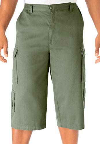 KingSize Men's Big & Tall 17' Cargo Shorts - Big - 56, Safari...