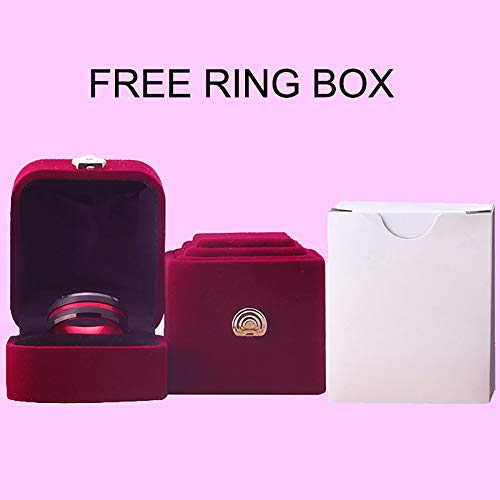 Cosplay Jewelry 8Mm Black Step Kingdom Hearts & Crowns Design Ring Wedding Ring Engagement Ring-Free Inside Engraving (14.5) #TOP6