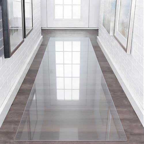 HEFJIAYCIQ �L���N���A�����i�[���O�A ��X���b�v�̖h���������O�|�������r�j�[���̏��̃}�b�g�A �z�[�� �I�t�B�X����̃_�C�j���O�̂��߂̃r�j�[�����~��,Clear,140x700cm(55x276inch)