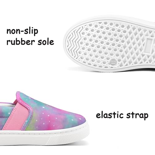 Image of K KomForme Toddler Sneakers for Girls Boys Slip On Canvas Walking Shoes | Lightweight, Comfortable