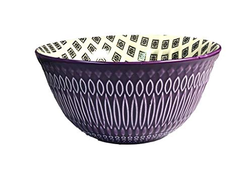 Stoneware Bowls by Signature - Stackable Bowls w/Durable Stoneware & Speckled Glaze Finish–Microwave & Dishwasher Safe–Great for Soups, Chili, Stews, Rice, Ice Cream, Snack, or Fruit, 10oz (Set of 10) - Thumbnail 3
