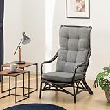 ニトリ ラタンチェア MS23 グレー/ブ�