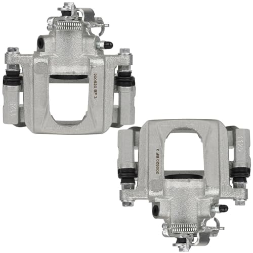 AUTOMUTO Rear Left & Right 18B5081 18B5080 Disc Brake Calipers Assembly With Bracket For Chrysler Town & Country 08-12, For Dodge Grand Caravan 08-12, For Ram C/V 12, For Volkswagen For Routan 09-12 by AUTOMUTO - Used condition - US$51.40
